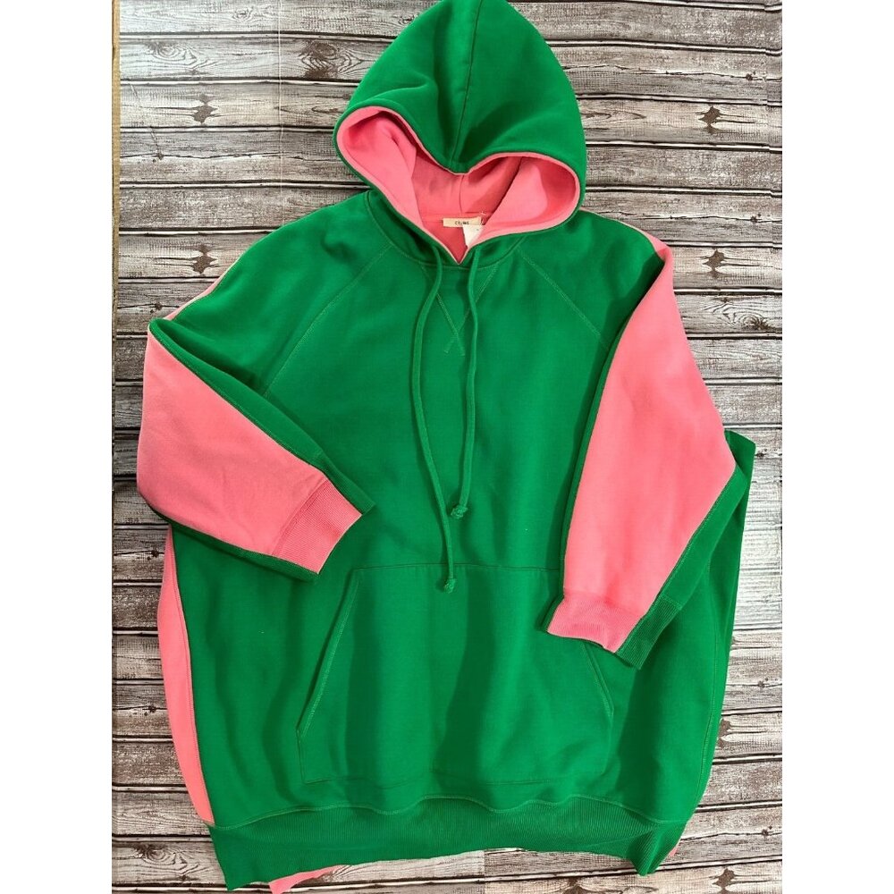 Celine Phoebe Philo Oversized FW18 Neoprene Hoodie sz M